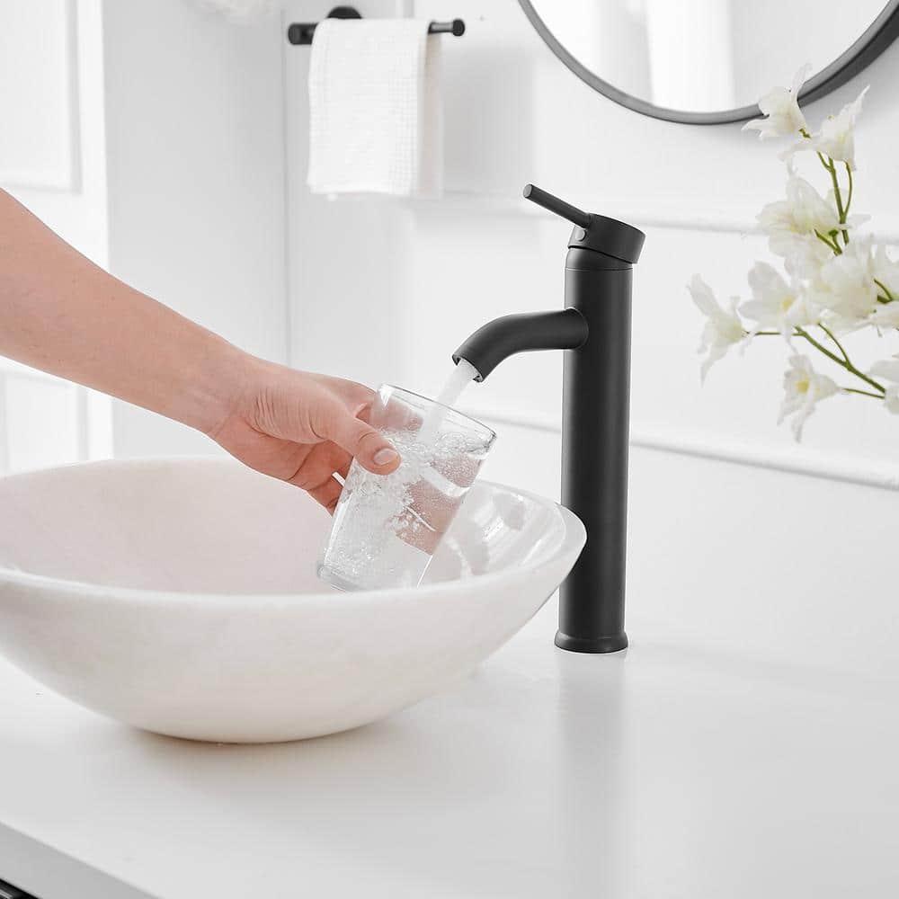 Vessel Sink Faucet Single-handle Bathroom Faucet with Drain Assembly