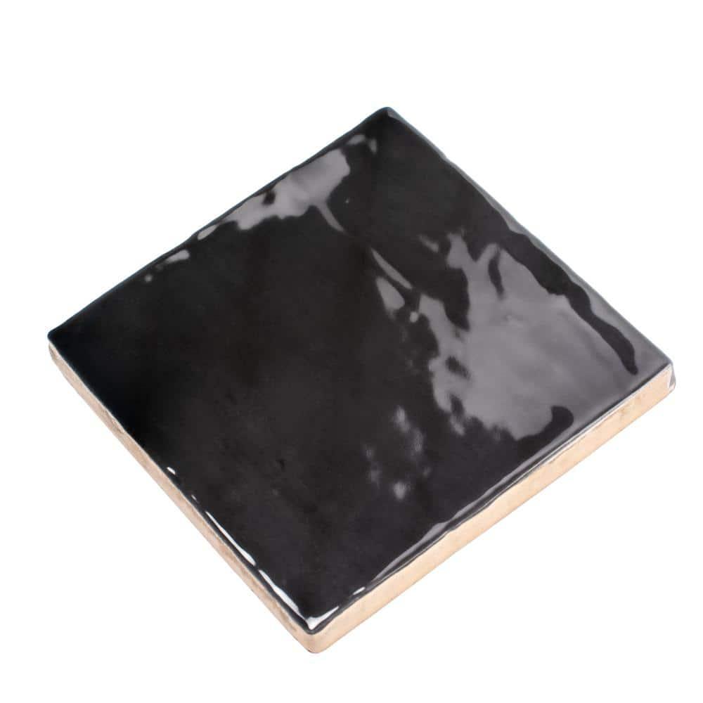 Apollo Tile Silken 3.94 in. x 3.94 in. Glossy Ceramic Square Wall and Floor Tile (6.48 sq. ft./case) (60-pack)