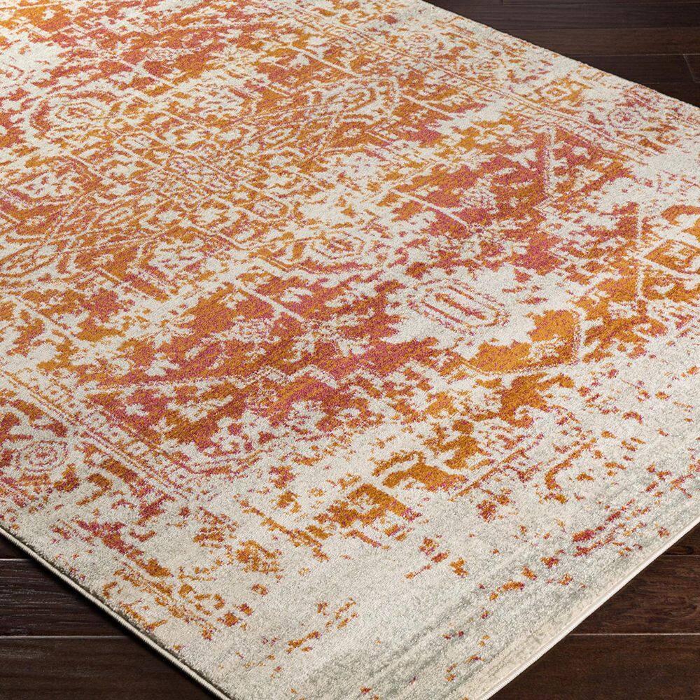 Madison MAD603 Power Loomed Indoor Area Rug - Orange/Ivory - 5'3"x7'6" - Safavieh
