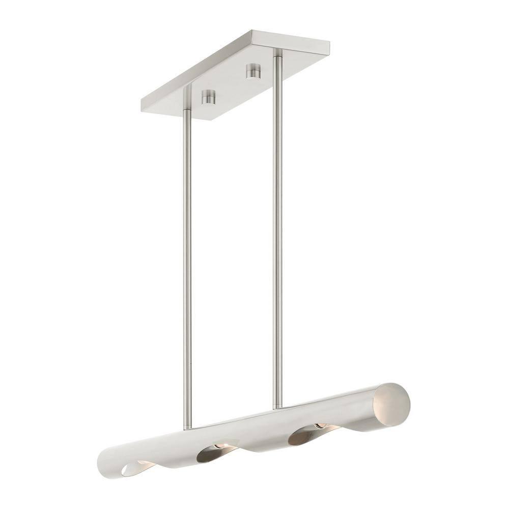 Livex Lighting Acra 3 - Light Chandelier in  Brushed Nickel
