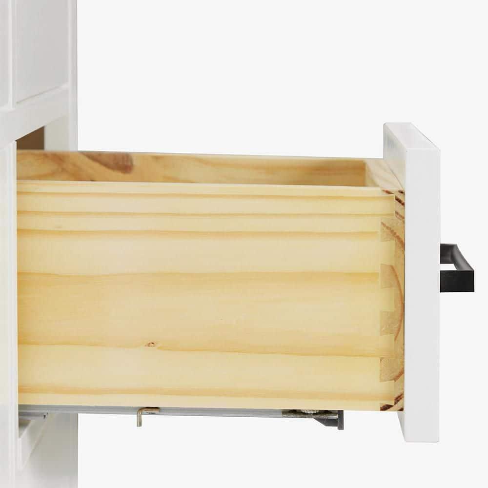 Wildon Home® Tidworth 42'' Solid Wood Single Bathroom Vanity with 1.5'' Carrara Quartz Top, Rectangular Sink