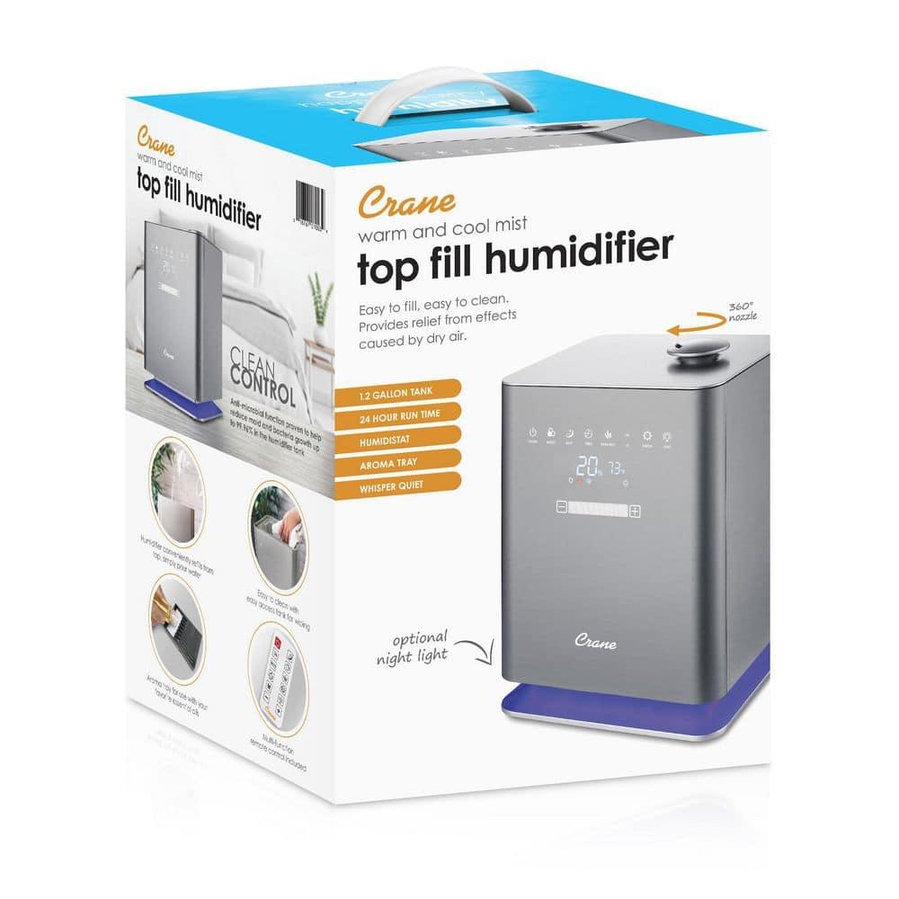 Crane USA Crane USA 1.2 Gallons Cool Mist Ultrasonic for 500 Cubic Feet