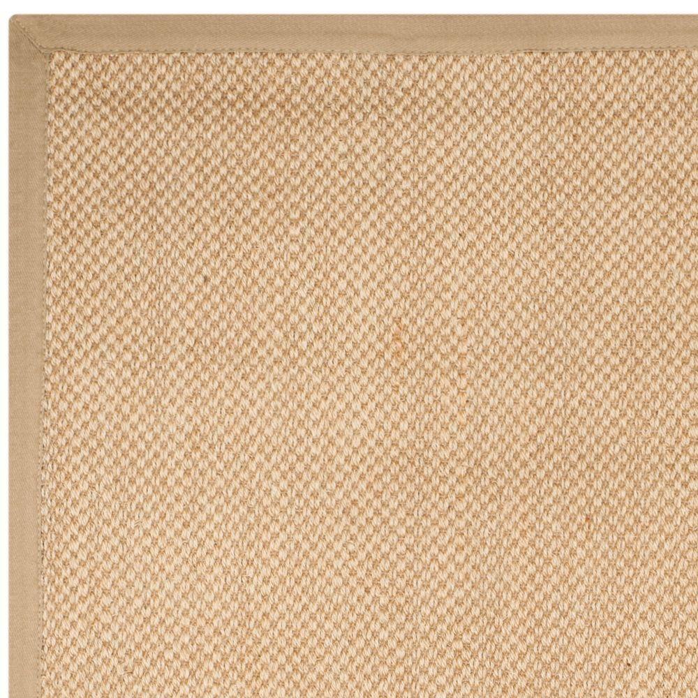 Natural Fiber NF141 Power Loomed Indoor Area Rug - Maize/Linen - 5'x8' - Safavieh.