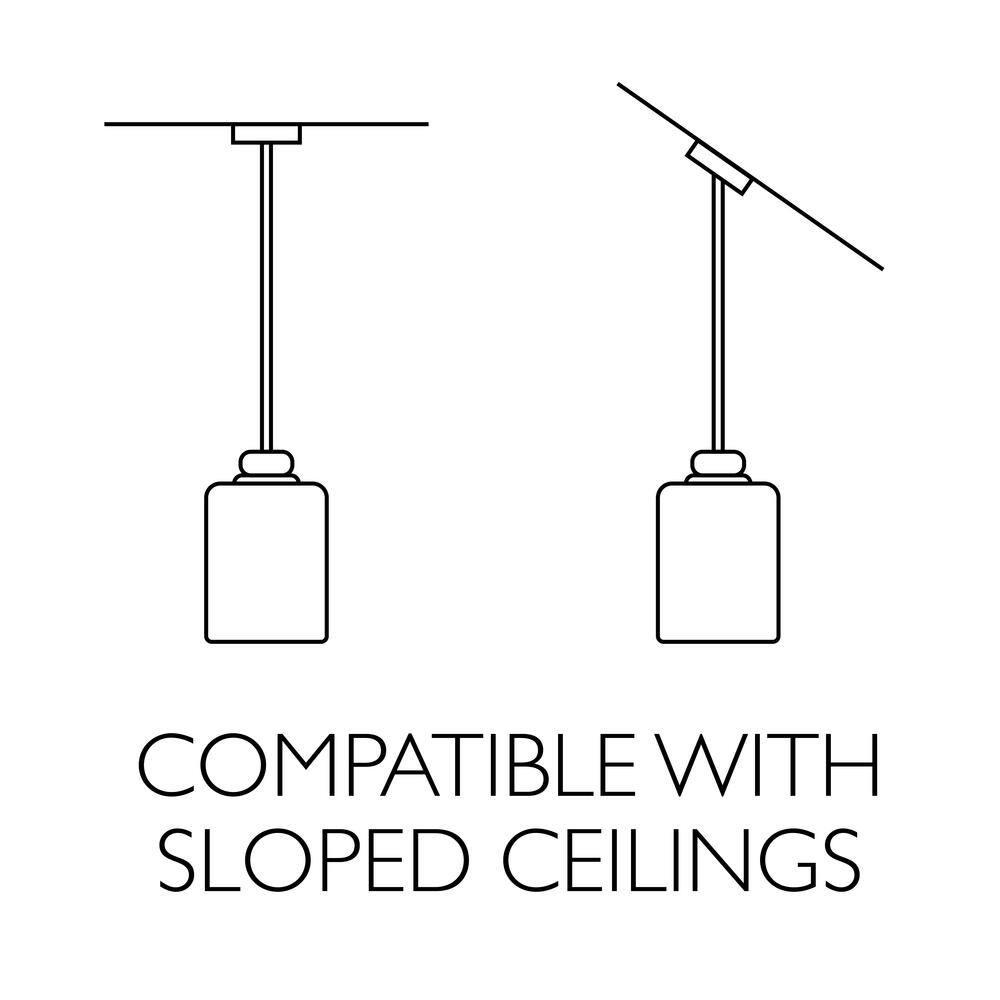 Design House 514513 Millbridge Traditional 1-Light Indoor Dimmable Mini Pendant with Alabaster Glass Shade for Kitchen island bar Bar, Oil Rubbed Bronze
