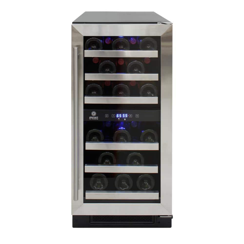 Vinotemp Connoisseur Series Compact Dual-Zone Wine Cooler