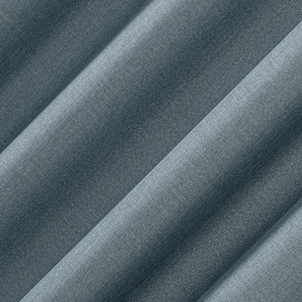 40"x84" No. 918 Light Filtering Semi-Sheer Joshua Heathered Texture Tab Top Curtain Panel Storm Blue: Transitional Decor
