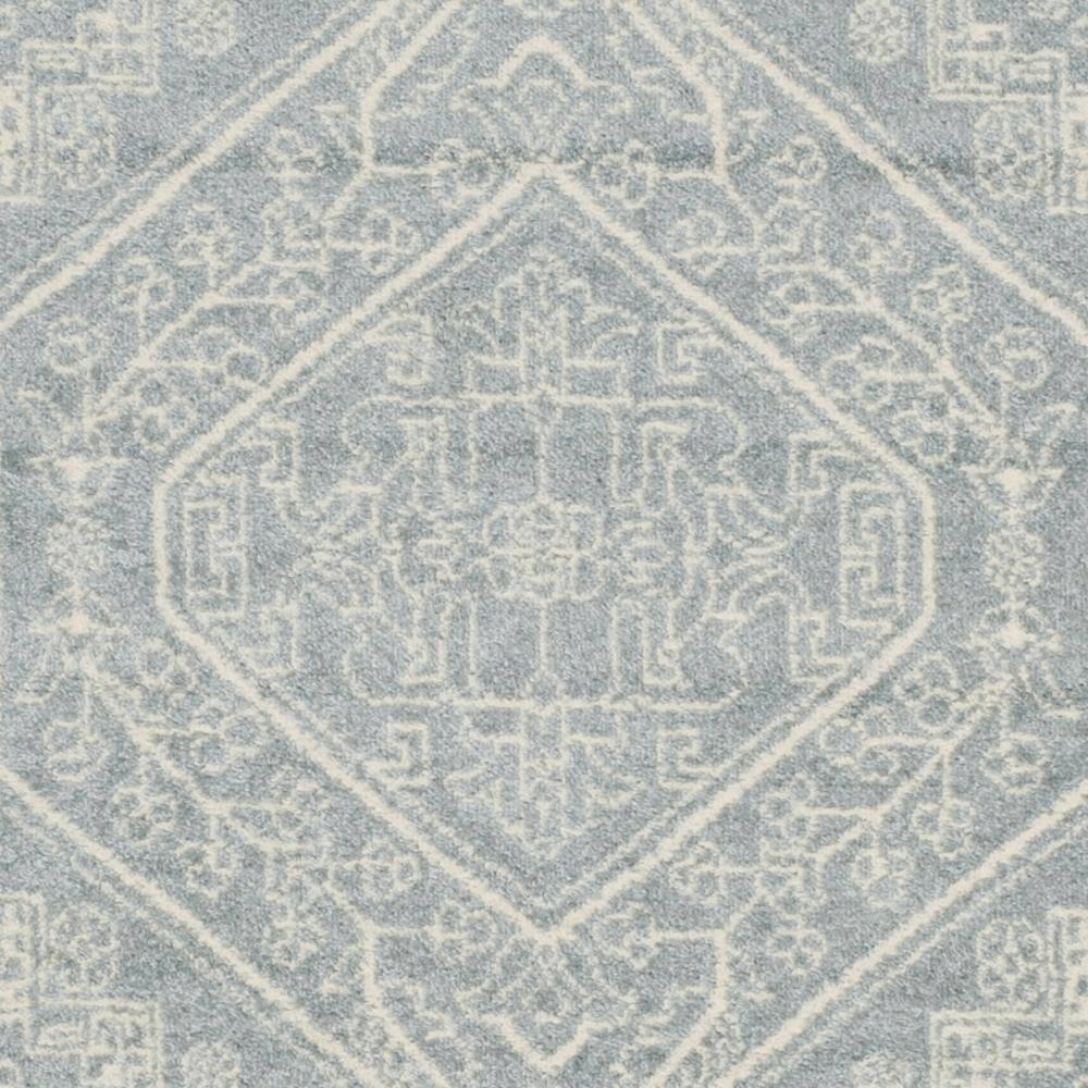 Adirondack ADR108 Power Loomed Area Rug - Slate/Ivory - 6'x6' - Safavieh.