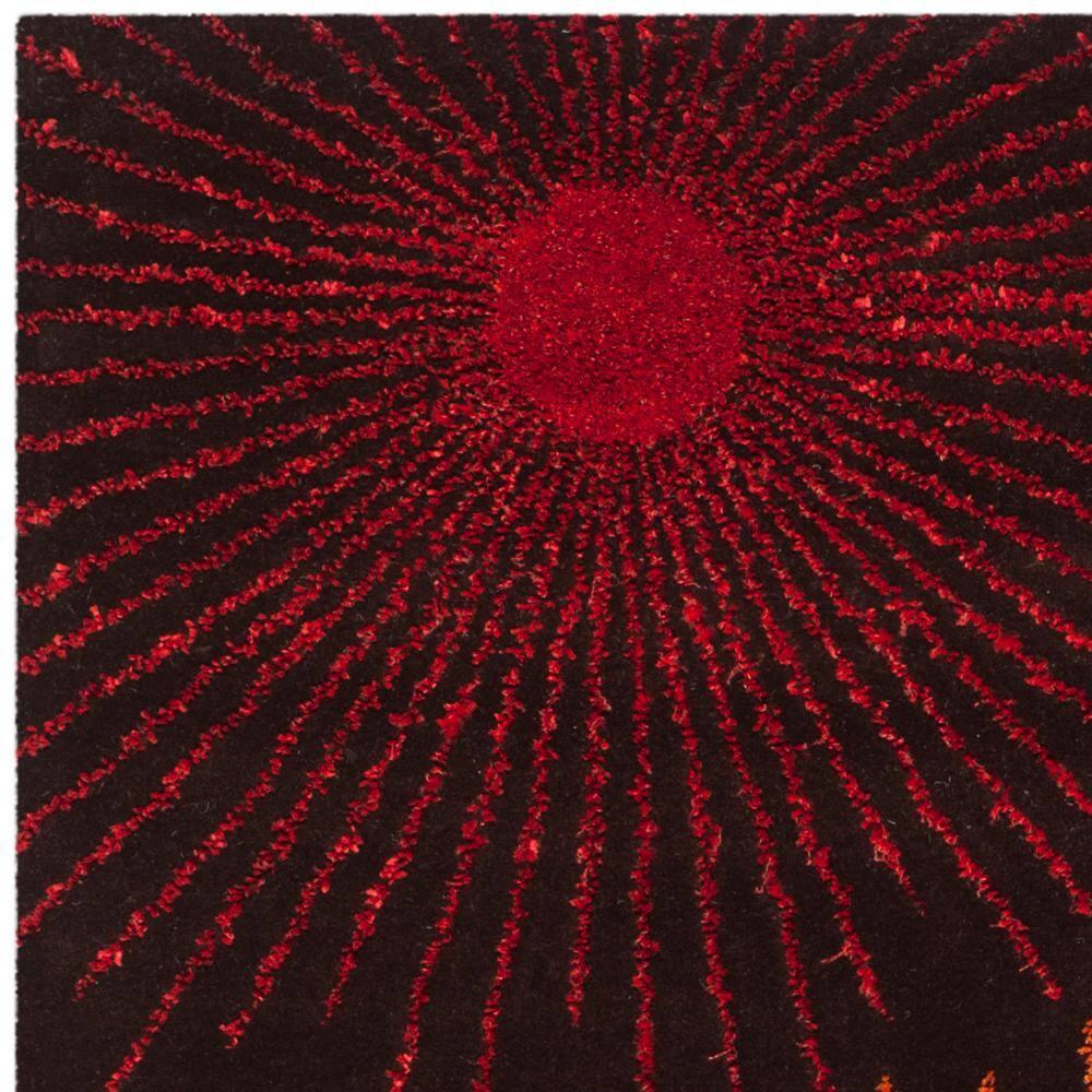 Soho SOH712 Hand Tufted Area Rug - Brown/Multi - 8'x10' - Safavieh.