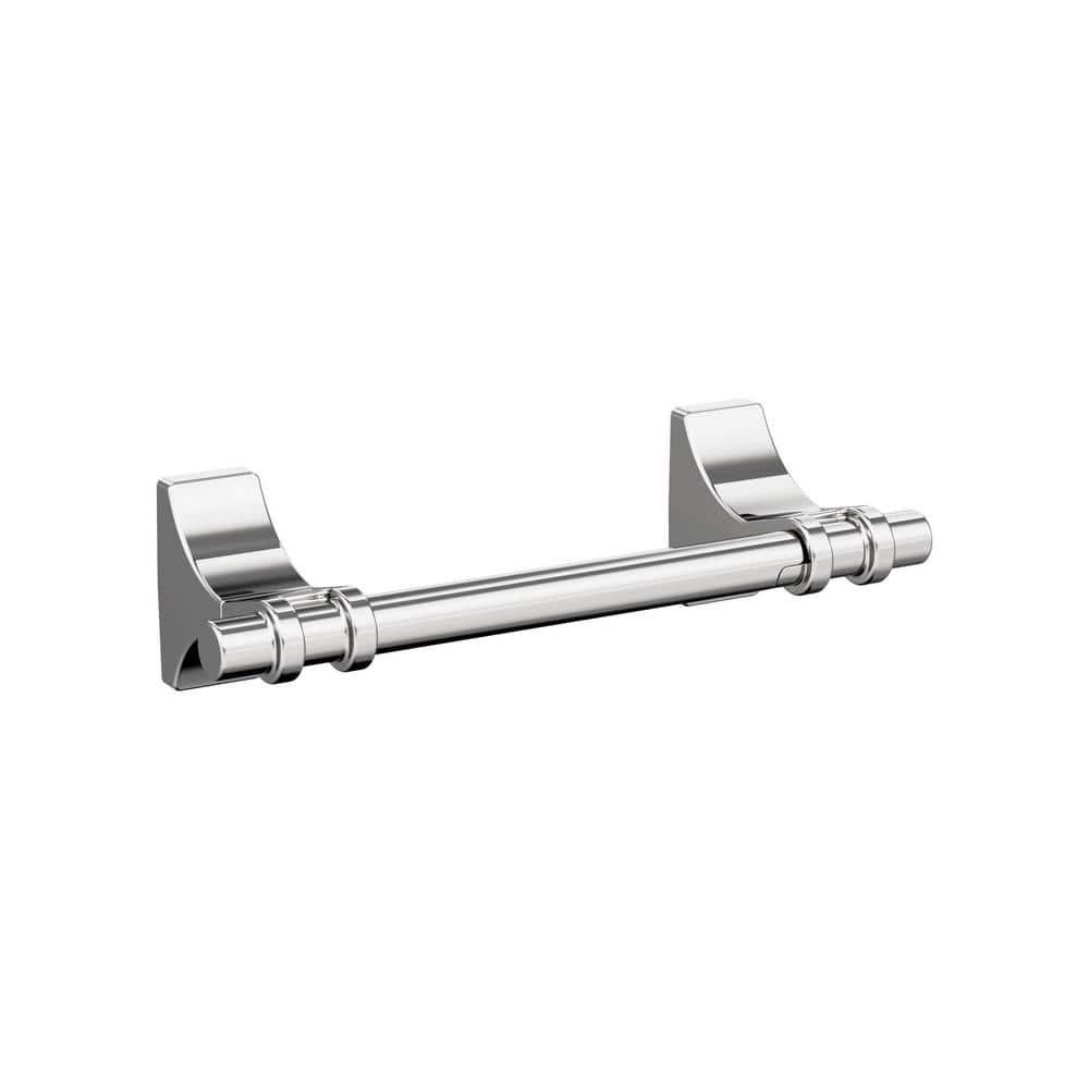 Amerock Davenport Chrome Pivoting Double Post Toilet Paper Holder