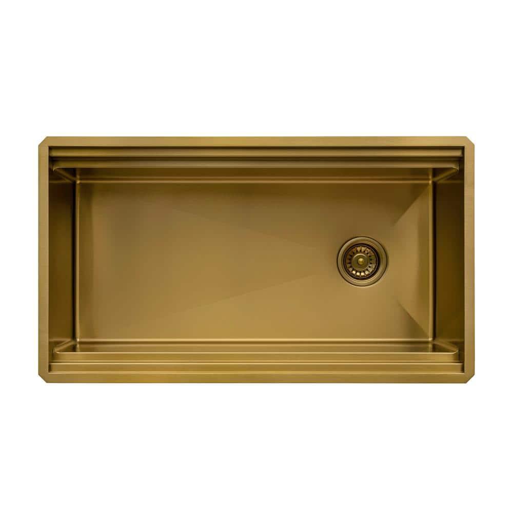 Ruvati 20 x 14 inch Semi-Recessed Drop-in Topmount Rectangular Bathroom Sink