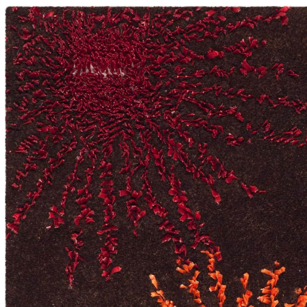 Soho SOH712 Hand Tufted Indoor Accent Rug - Brown/Multi - 2'6"x4' - Safavieh.