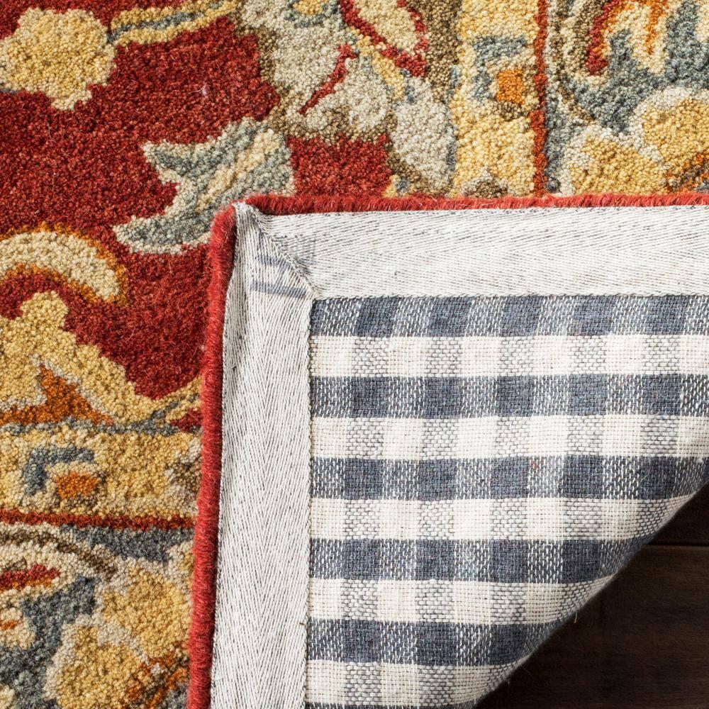 Heritage HG403 Handmade Runner Rug - 2'3"x8' - Red/Blue - Safavieh