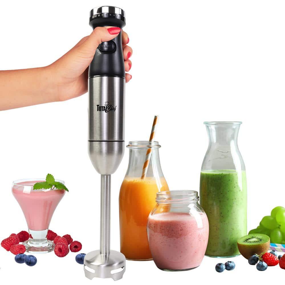 Total Chef Total Chef Variable Speed Immersion Hand Blender with Turbo Boost, 225 Watts