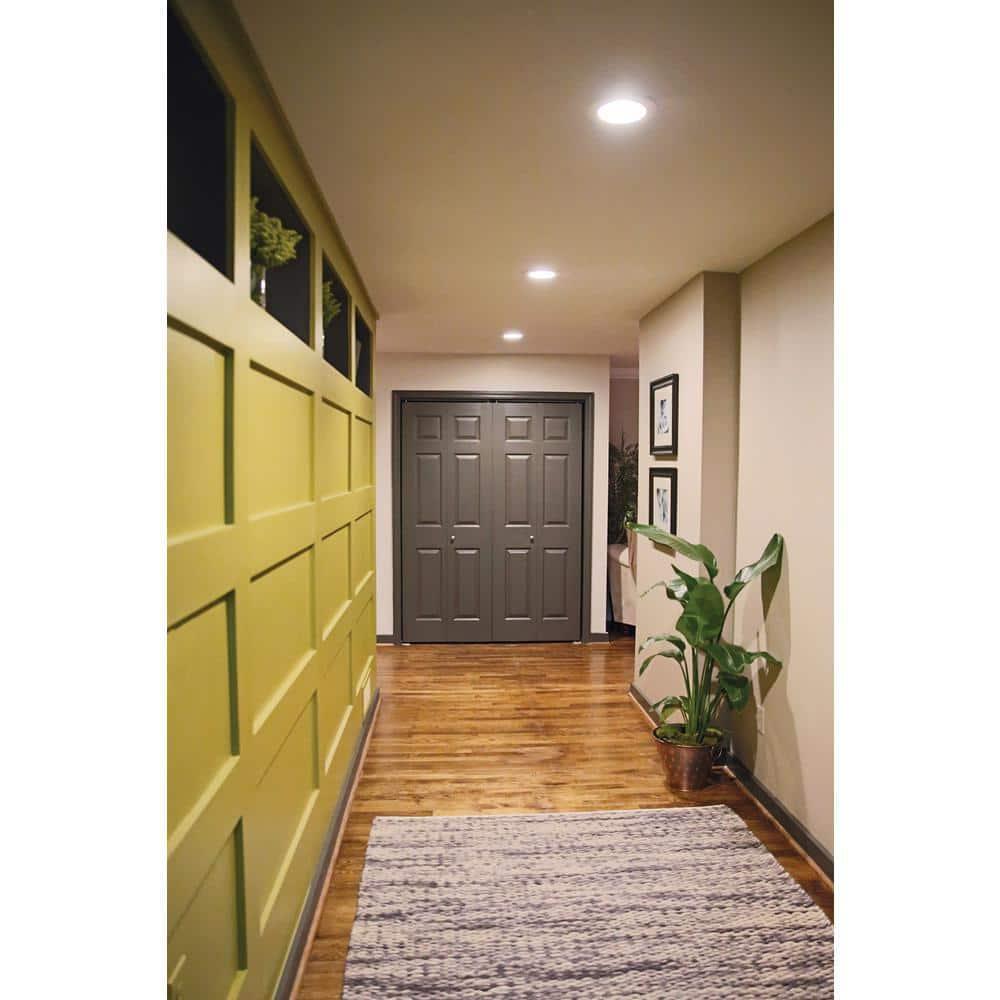 Halo E4ICATSB Recessed Housing, 4 in Dia Recessed Can, Aluminum