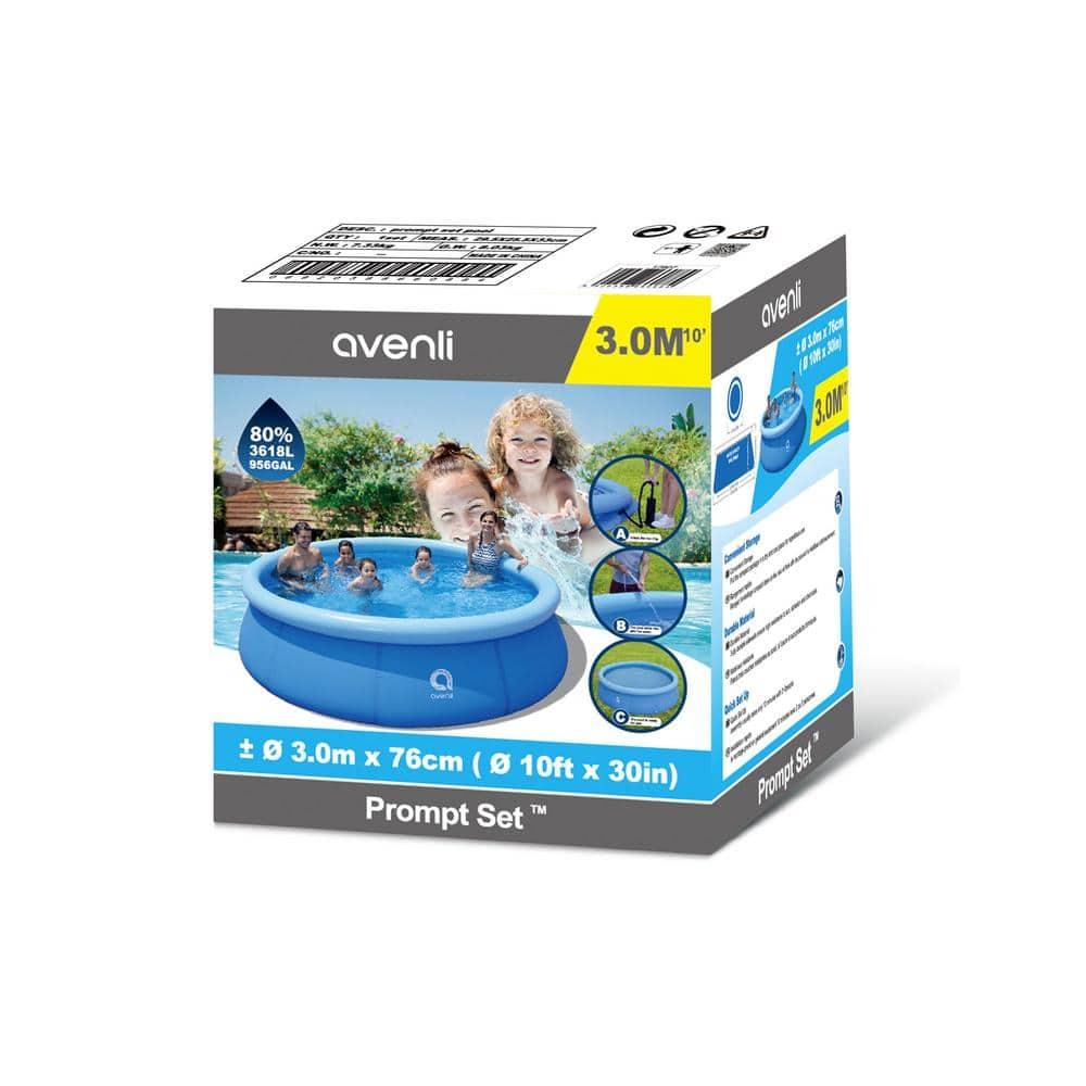 JLeisure JLeisure Prompt Set Inflatable Outdoor Backyard Swimming Pool