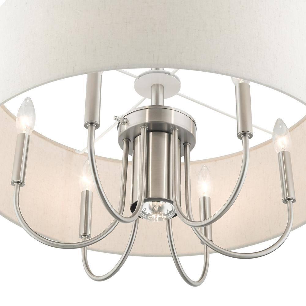 Livex Lighting Blossom 7 - Light Pendant in  Brushed Nickel
