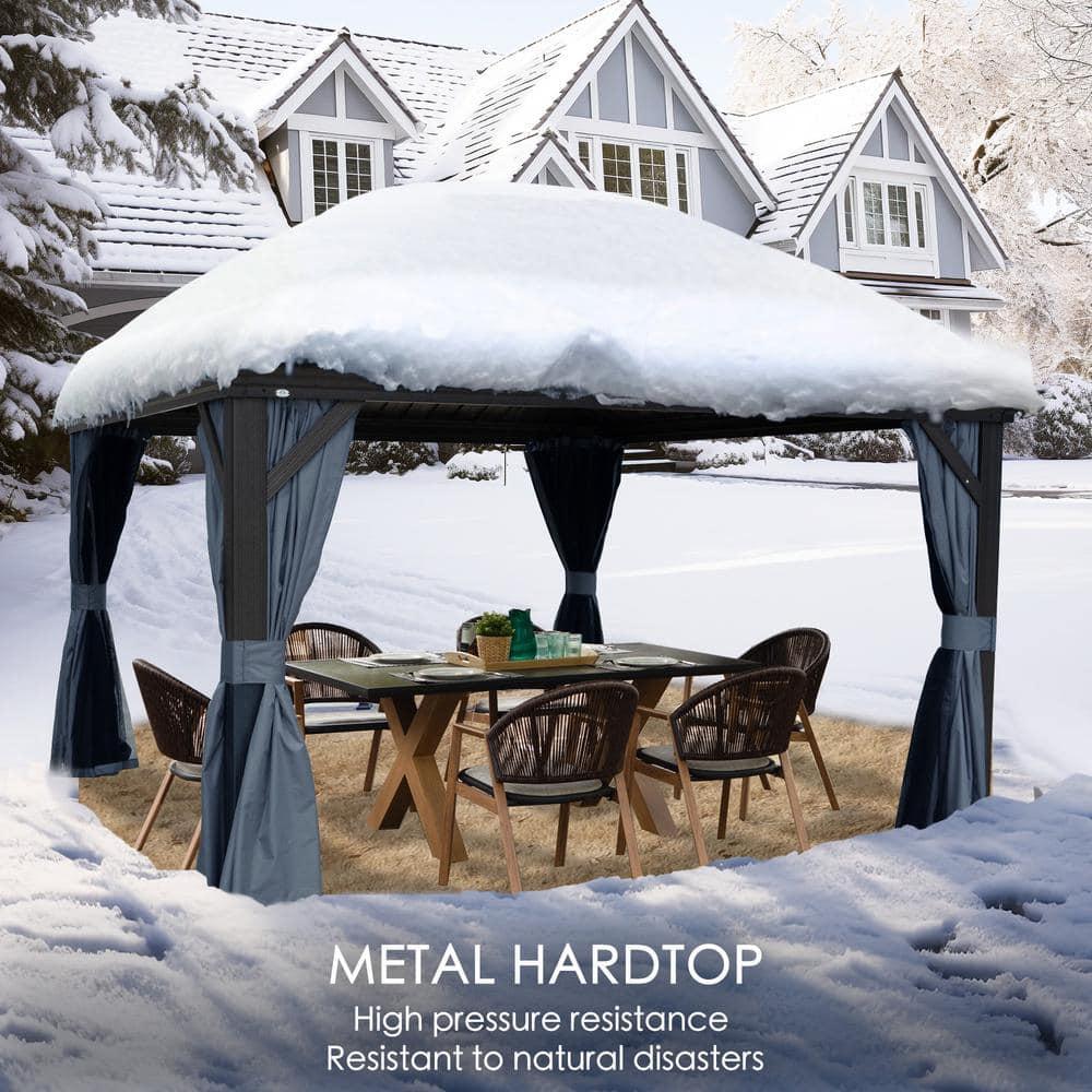 Kozyard 12ft x 12ft Hardtop Gazebo, Anti-weather