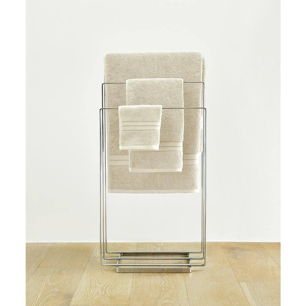 6pc Liam Performance Towel Set Ivory - Blue Loom