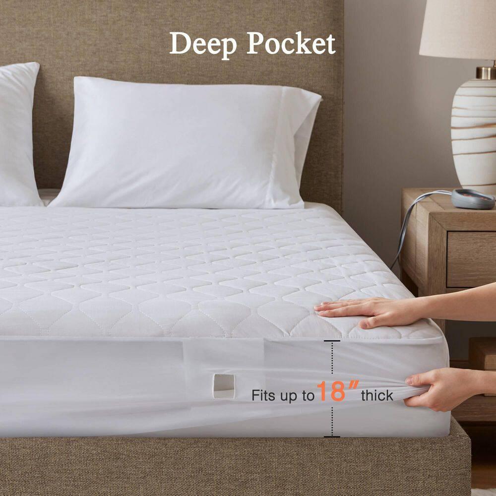 Beautyrest Cotton Blend Heated Mattress Pad