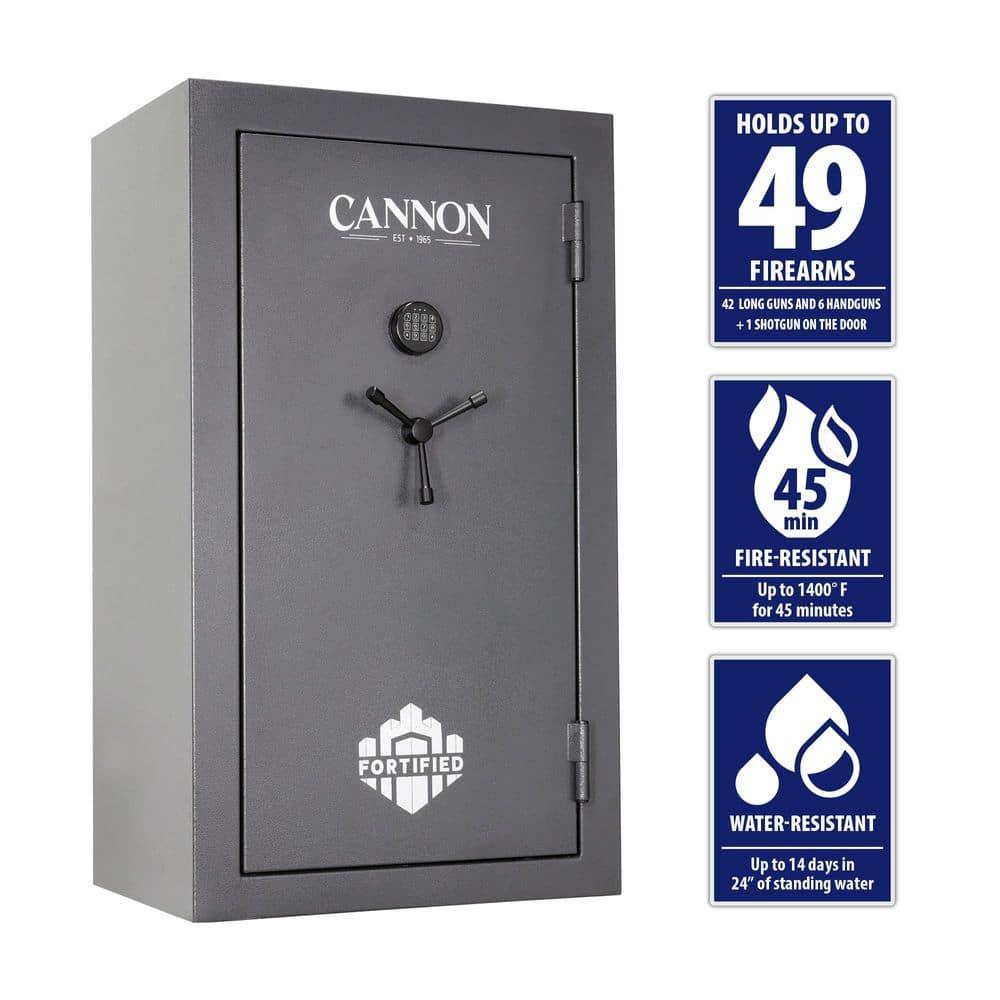 Cannon Fortified 49-Gun 60 Minutes Fire Rated Gun Safe