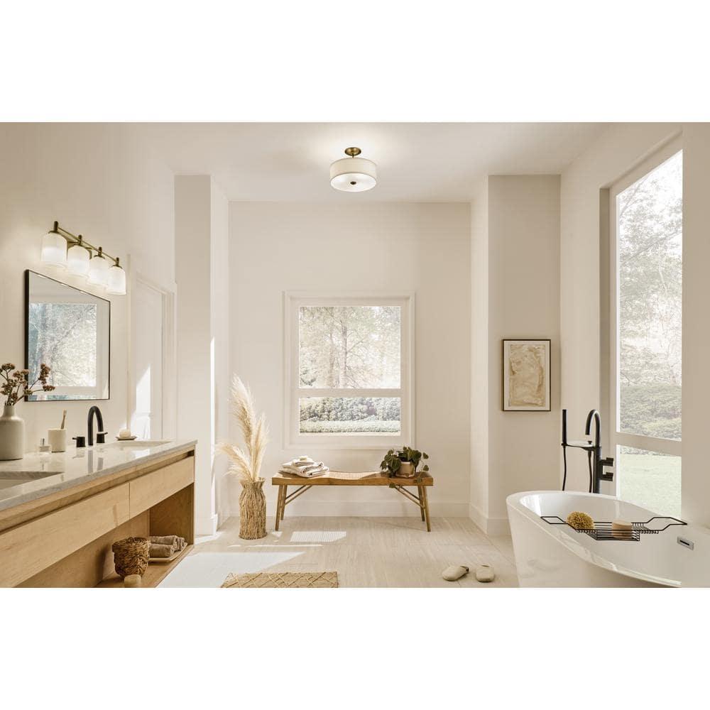 Kichler Lighting Shailene 3 - Light Semi-Flush Mount in  Natural Brass