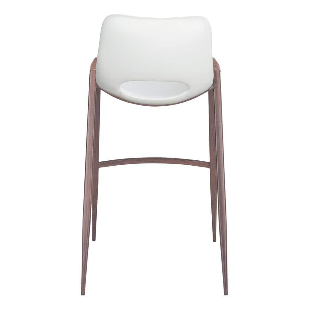 Zuo Hospitality Upholstered Counter Stool with Metal Frame