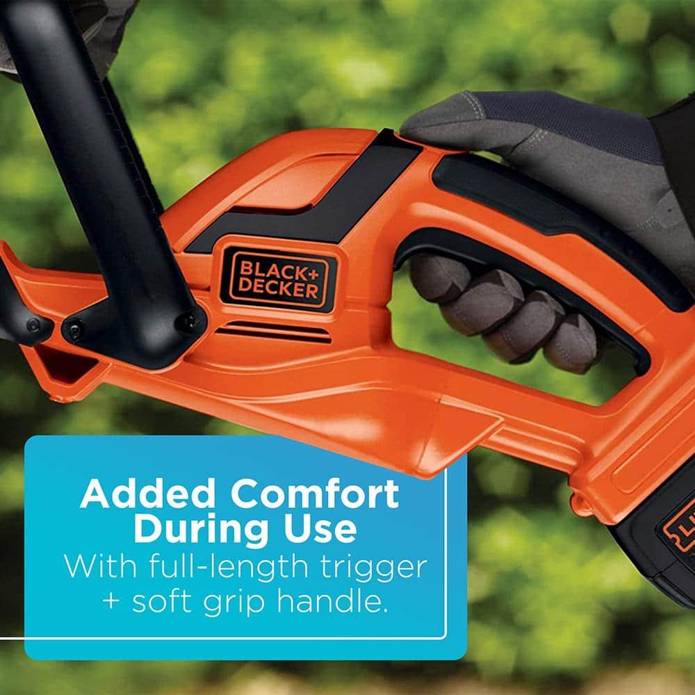 Black + Decker LHT2436 40V MAX Lithium-Ion Dual Action 24 in. Cordless Hedge Trimmer Kit