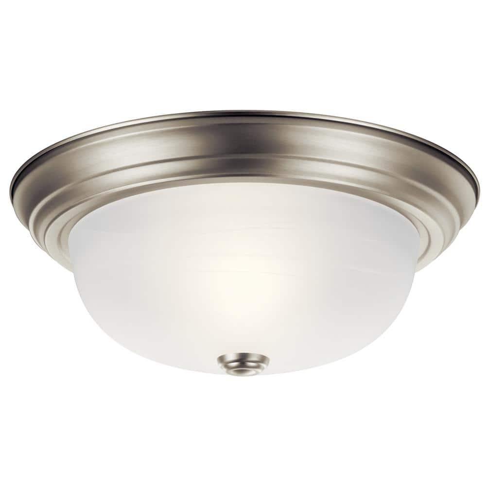 Kichler Lighting 2 - Light Flush Mount in  Brushed Nickel