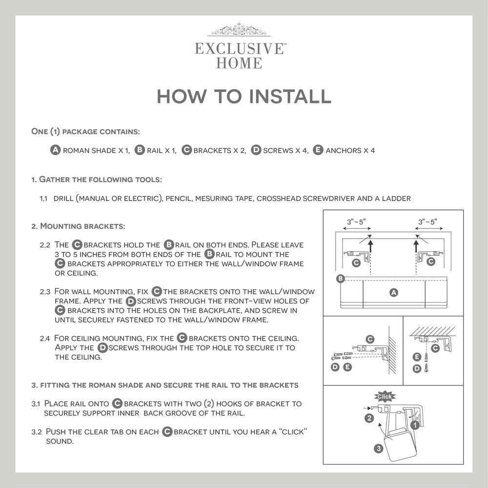 Amalgamated Textiles Exclusive Home Prague Trellis 100% Blackout Roman Shade