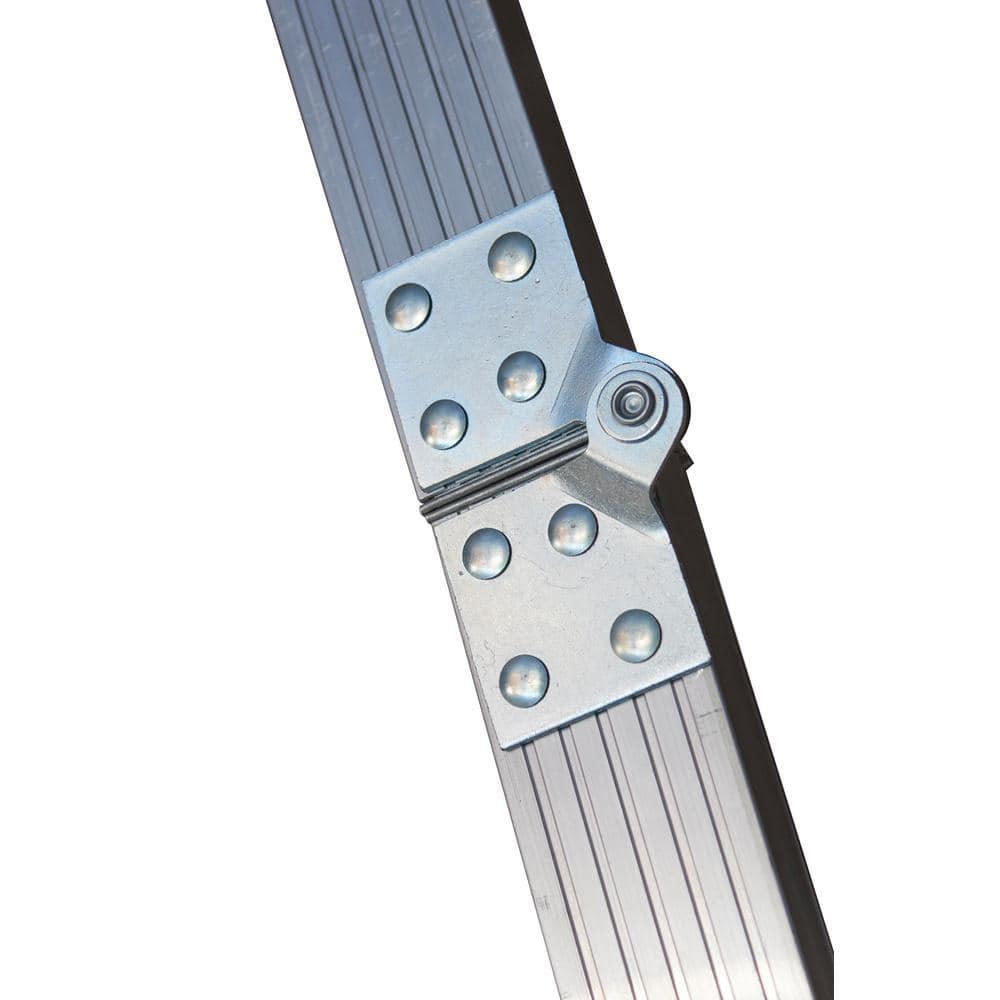 Louisville Ladder Aluminum Attic Ladder R10 Insulated Door 375 lbs Capacity 30 x 54 Inch Opening