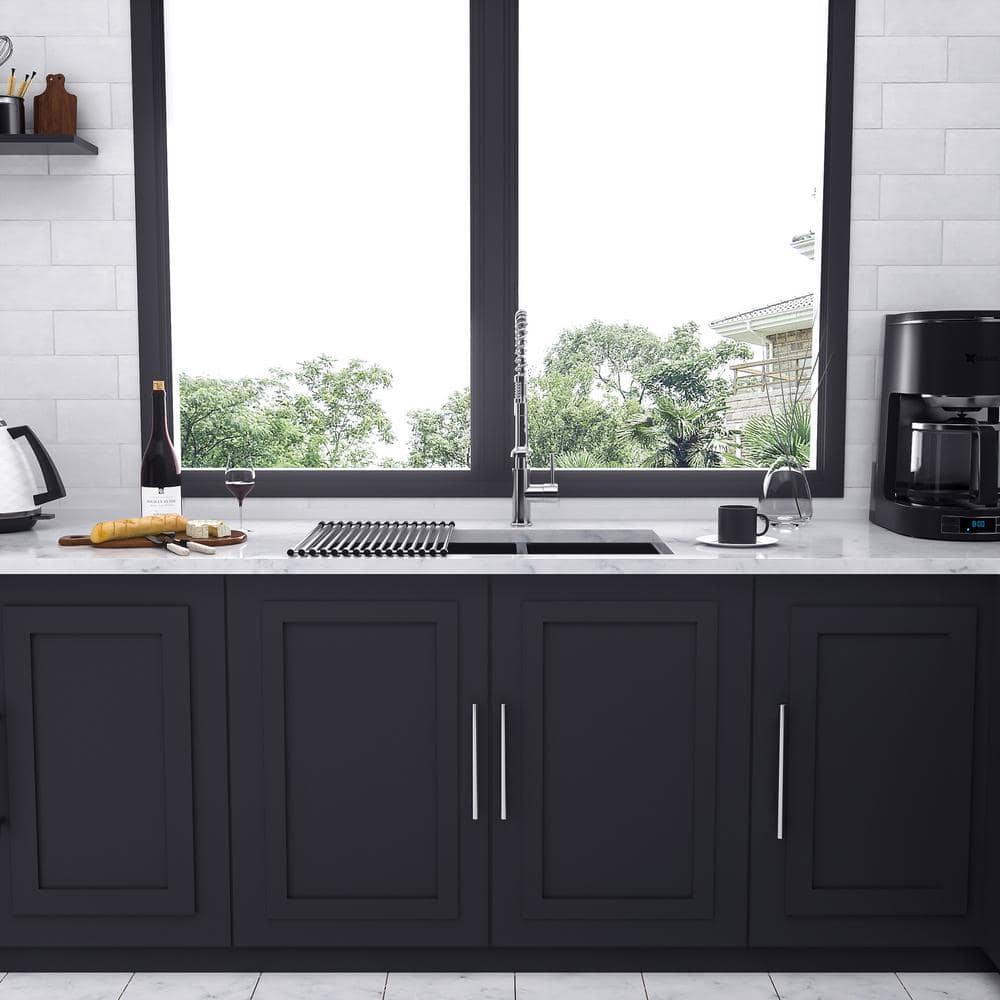 33'' L Undermount Double Bowl Stainless Steel Kitchen Sink