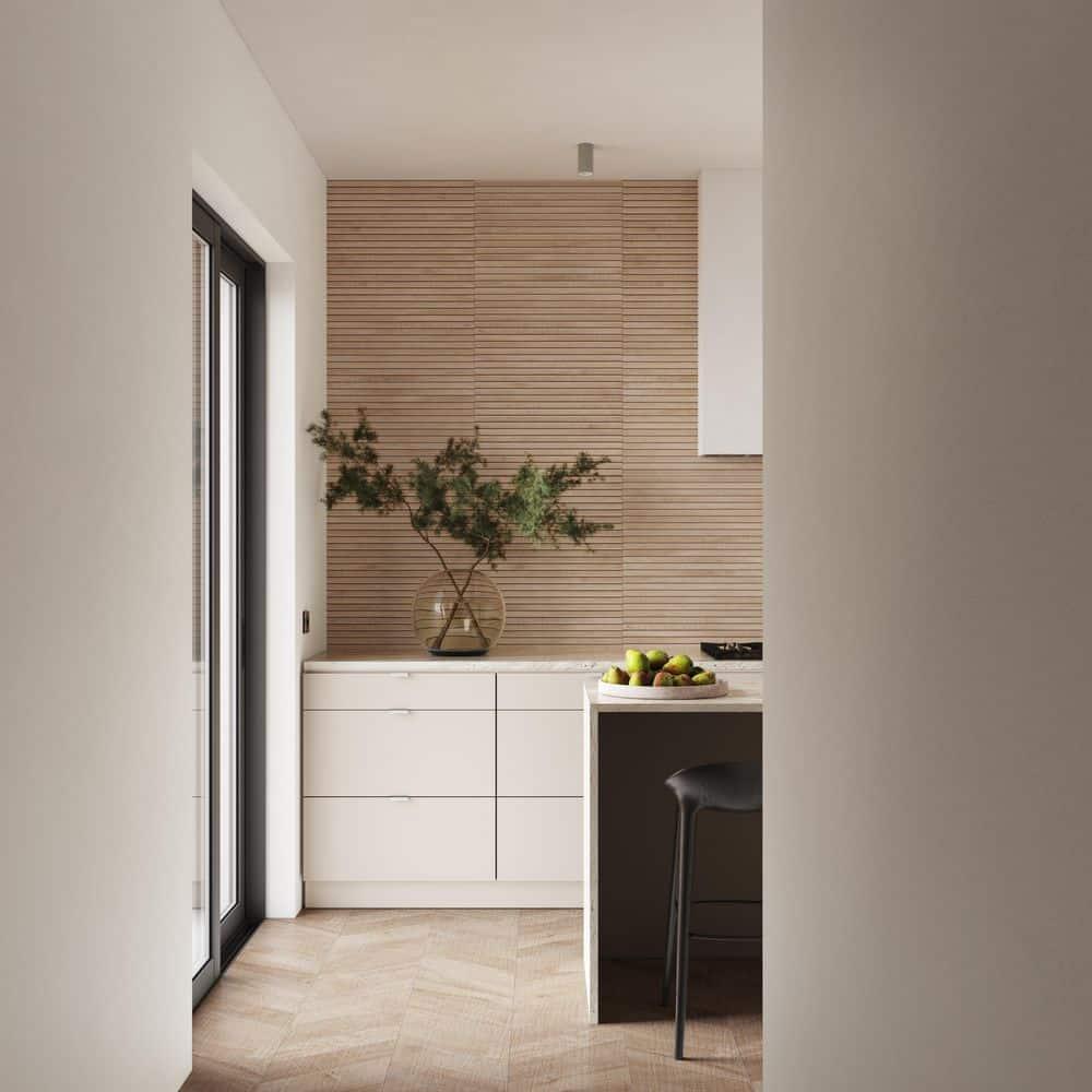 Chevron 24 in. x 48 in. Matte Porcelain Floor and Wall Tile (15.49 Sq. Ft. / Case)