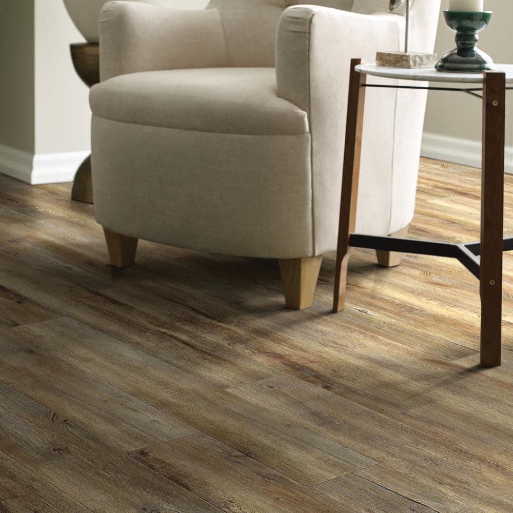Shaw Impact Modeled Oak 1-3/4 In. W x 94 In. L T Mold Vinyl Floor Plank Trim
