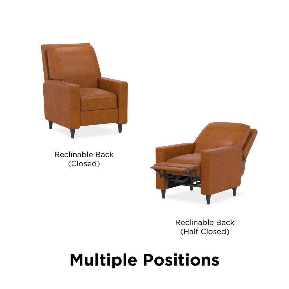 Novogratz Lana 30.5" Wide Faux Leather Pushback Recliner