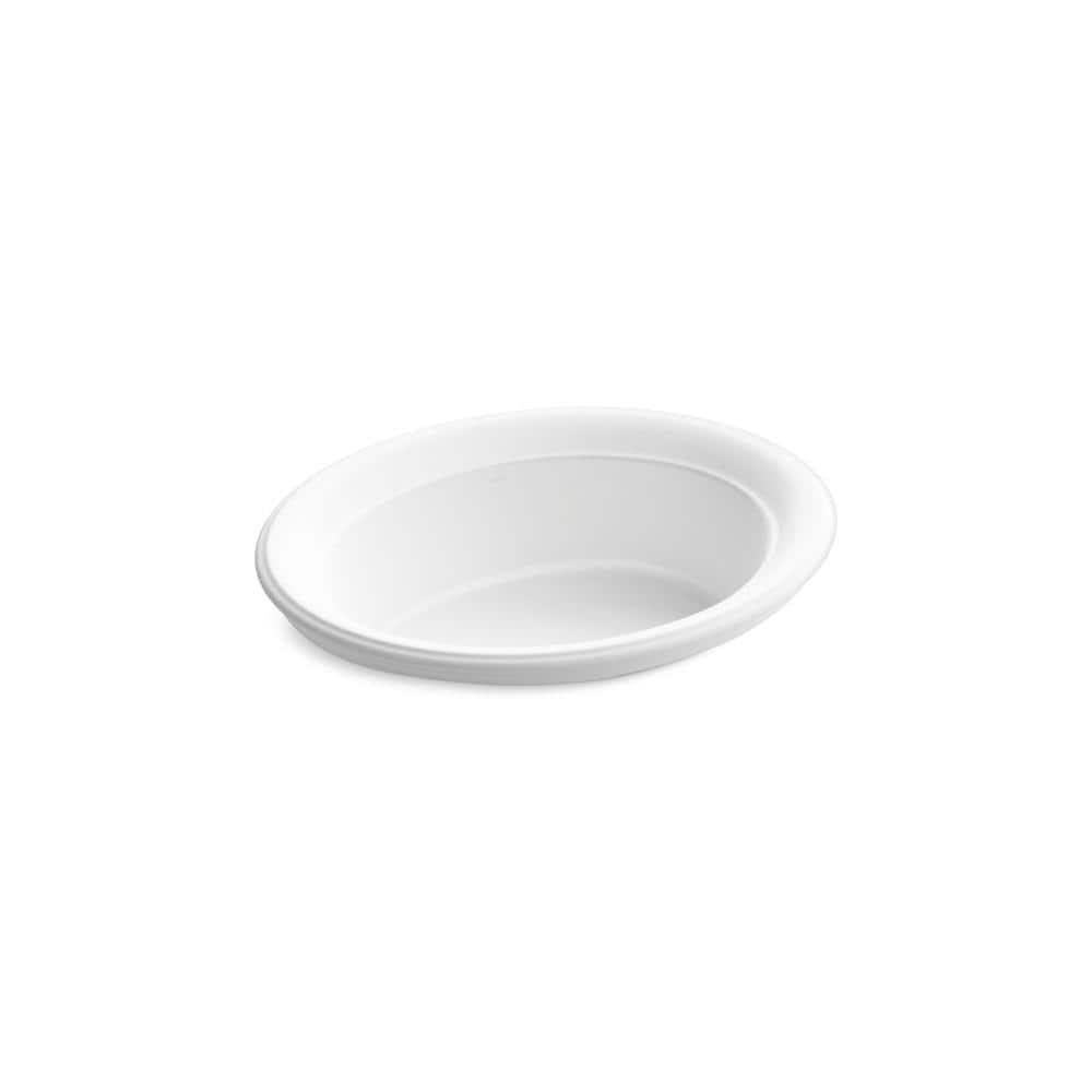Artifacts 21 In. Oval Drop-In Bathroom Sink