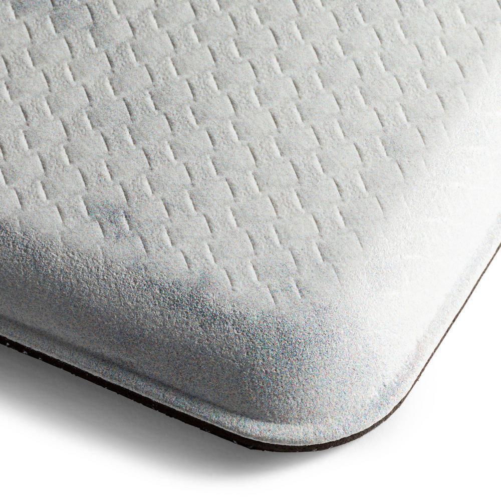 SoHome Cozy Living Watercolor Damask Anti-Fatigue Kitchen Mat, Blue/Gold, 20"x36"