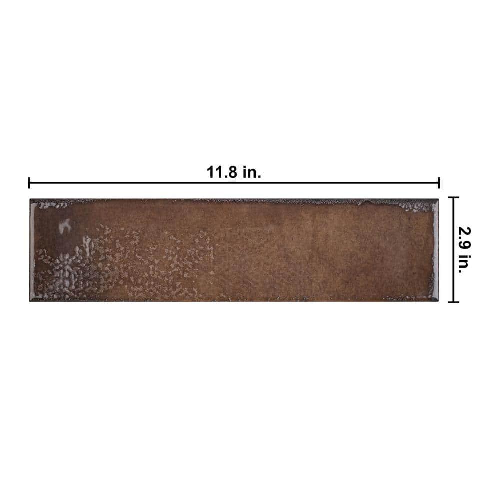 Iris 3" x 12" Ceramic Subway Wall Tile