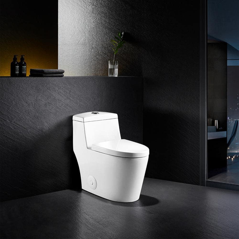 Altair Savona 1.6 Gallons GPF Elongated Comfort Height Floor Mounted One-Piece Toilet (Seat Included)