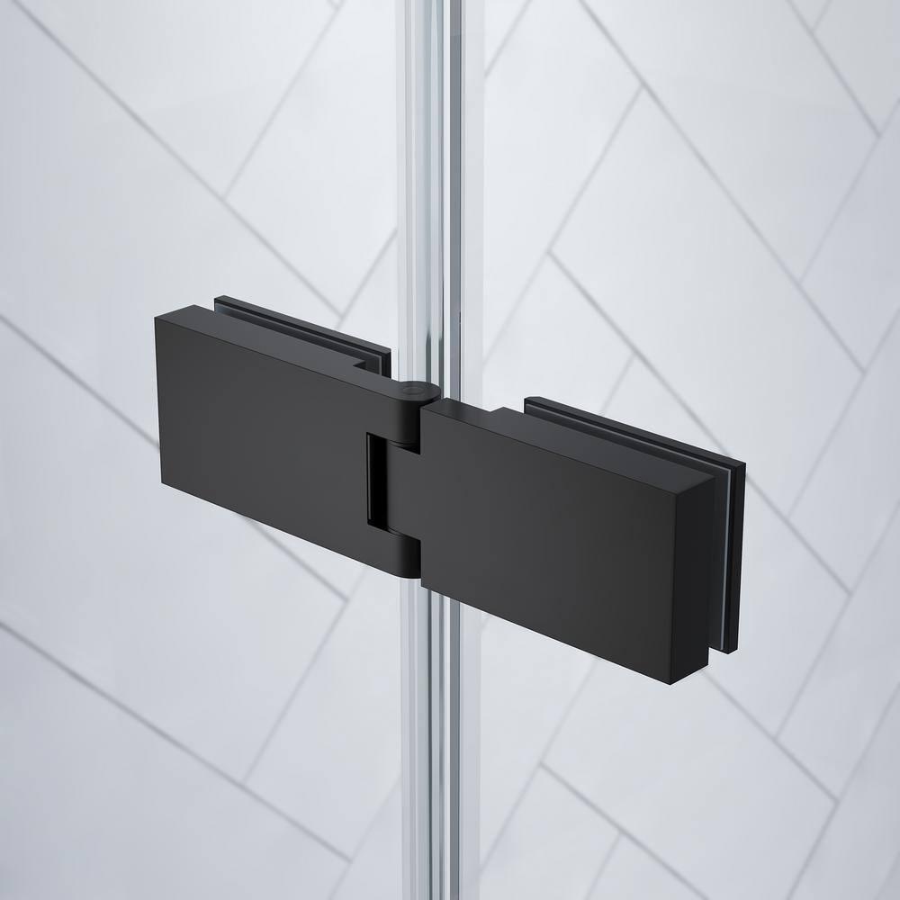 Ove Decors Endless Tampa 47" W x 72" H Alcove Frameless Shower Kit, Door, 2 Panel, Base, Shelves TA1330421