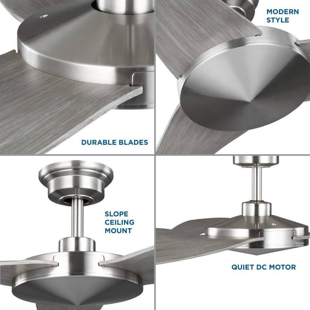 Progress Lighting Spicer 54 Spicer 54" Indoor Ceiling Fan - Nickel