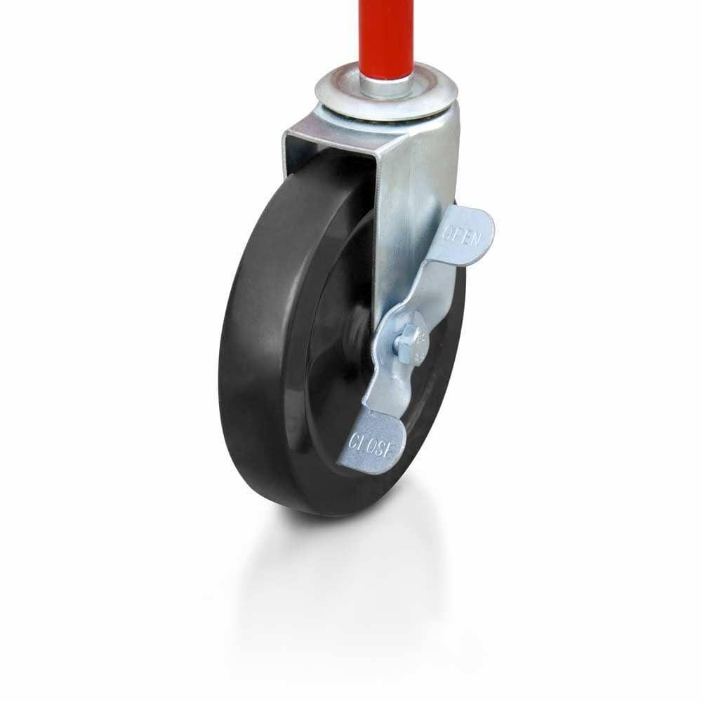 Heavy-Duty Red Steel Drywall Panel Hoist Lift