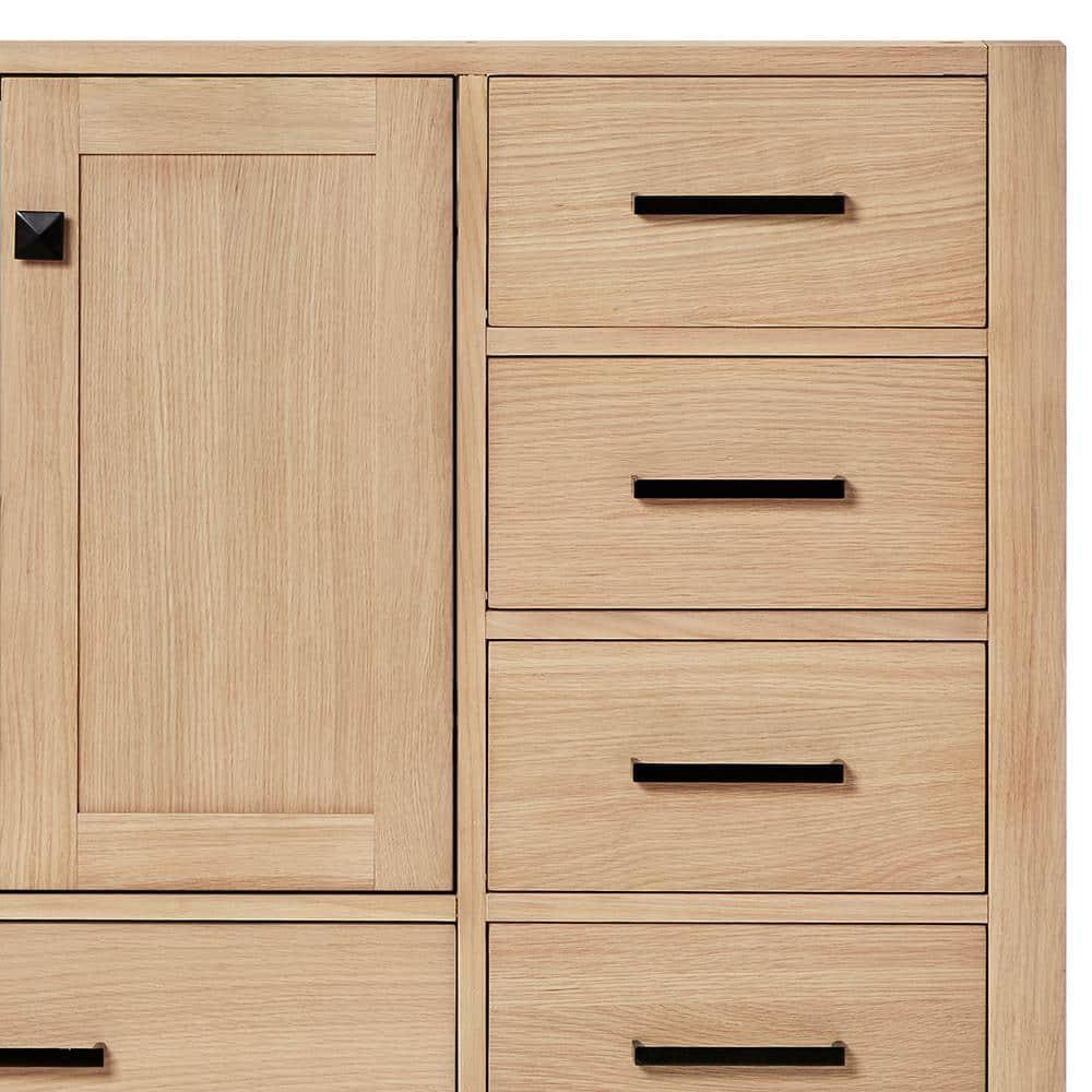 ARIEL Cambridge 60.25 Single Sink Bathroom Vanity with Carrara White Quartz Top