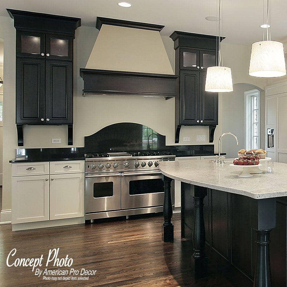 Architectural Products by Outwater L.L.C. 12 in x 2-1/2 in x 8 in Unfinished Medium Solid Traditional Plain Wood Bracket Corbel