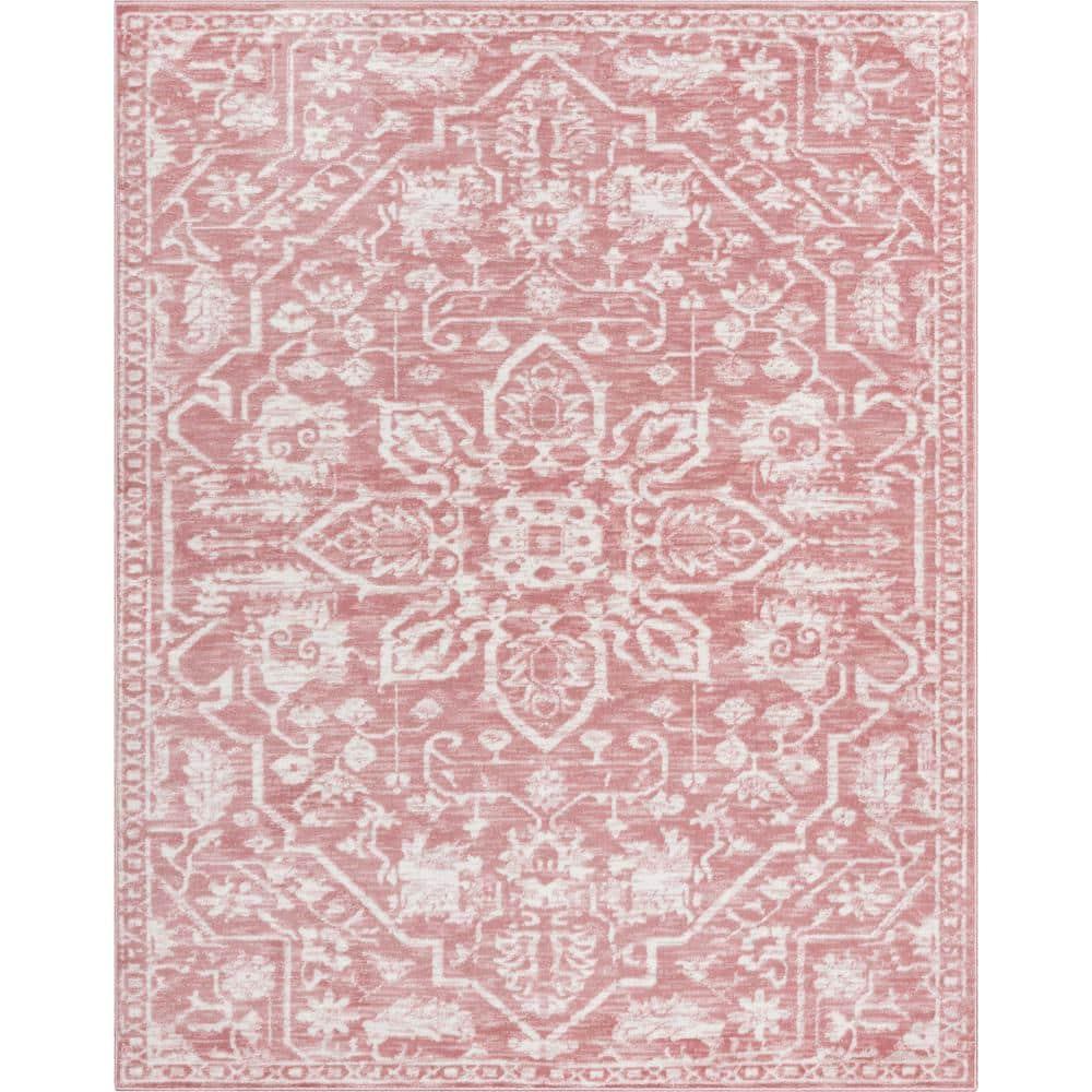 Well Woven Dazzle DISA Vintage Medallion Gold Soft 9'3" x 12'6" Area Rug