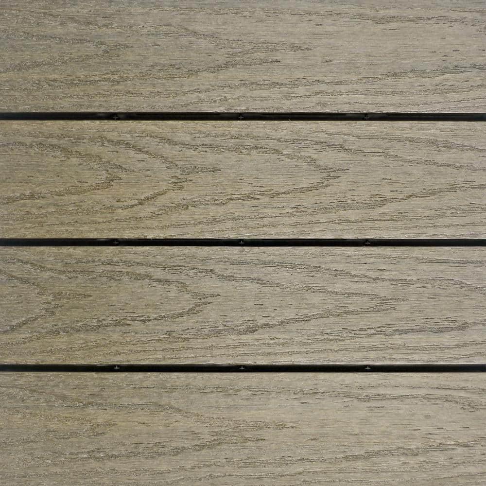 UltraShield Naturale Composite 12" x 12" Interlocking Deck Tile