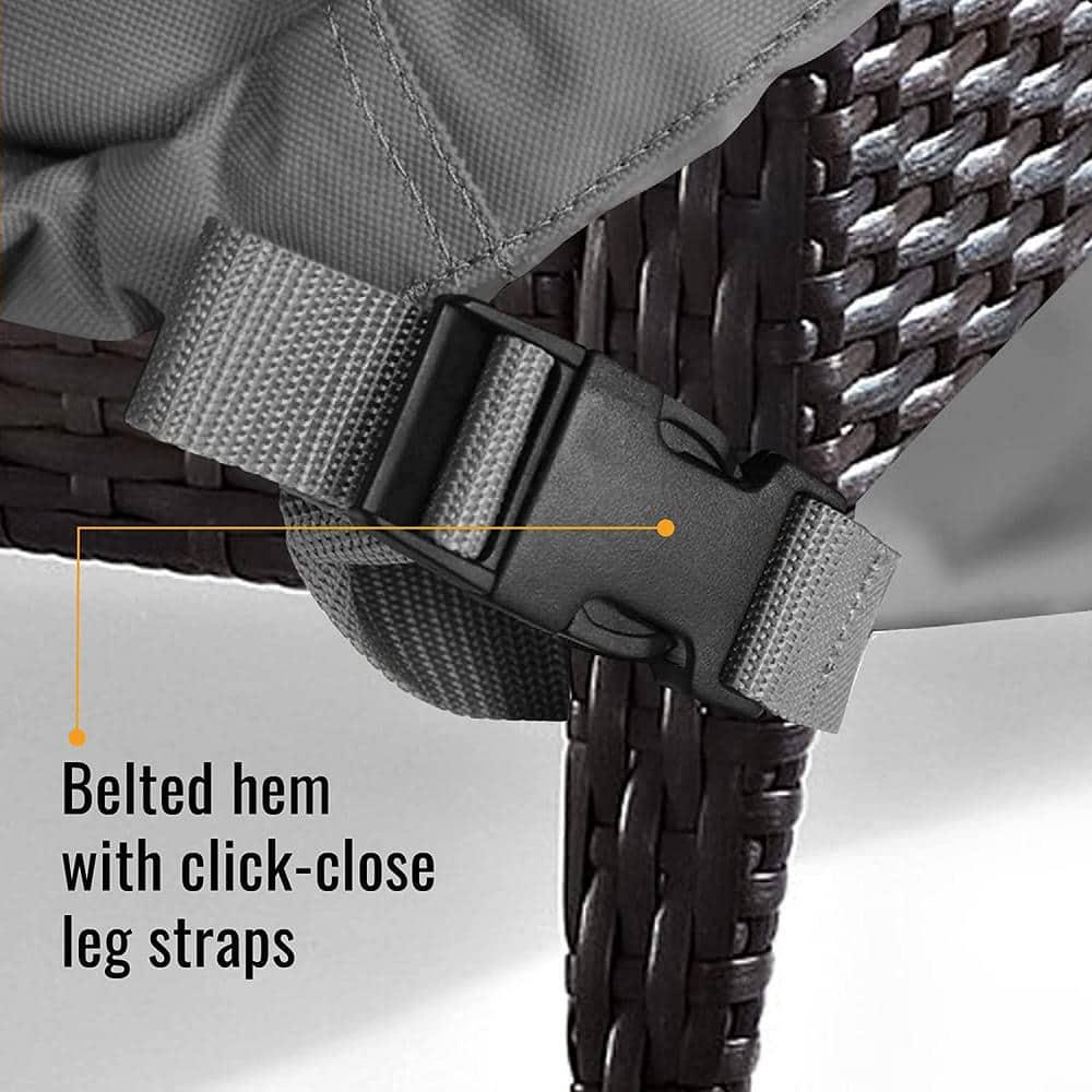 KHOMO Gear - Titan Series - Stackable Chair Cover - Heavy Duty Premium Outdoor Furniture Protector