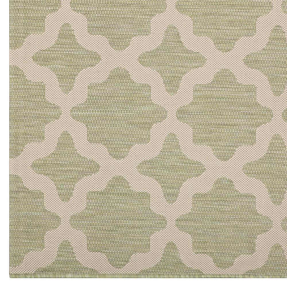 Modway Cerelia Moroccan Trellis Indoor and Outdoor Area Rug