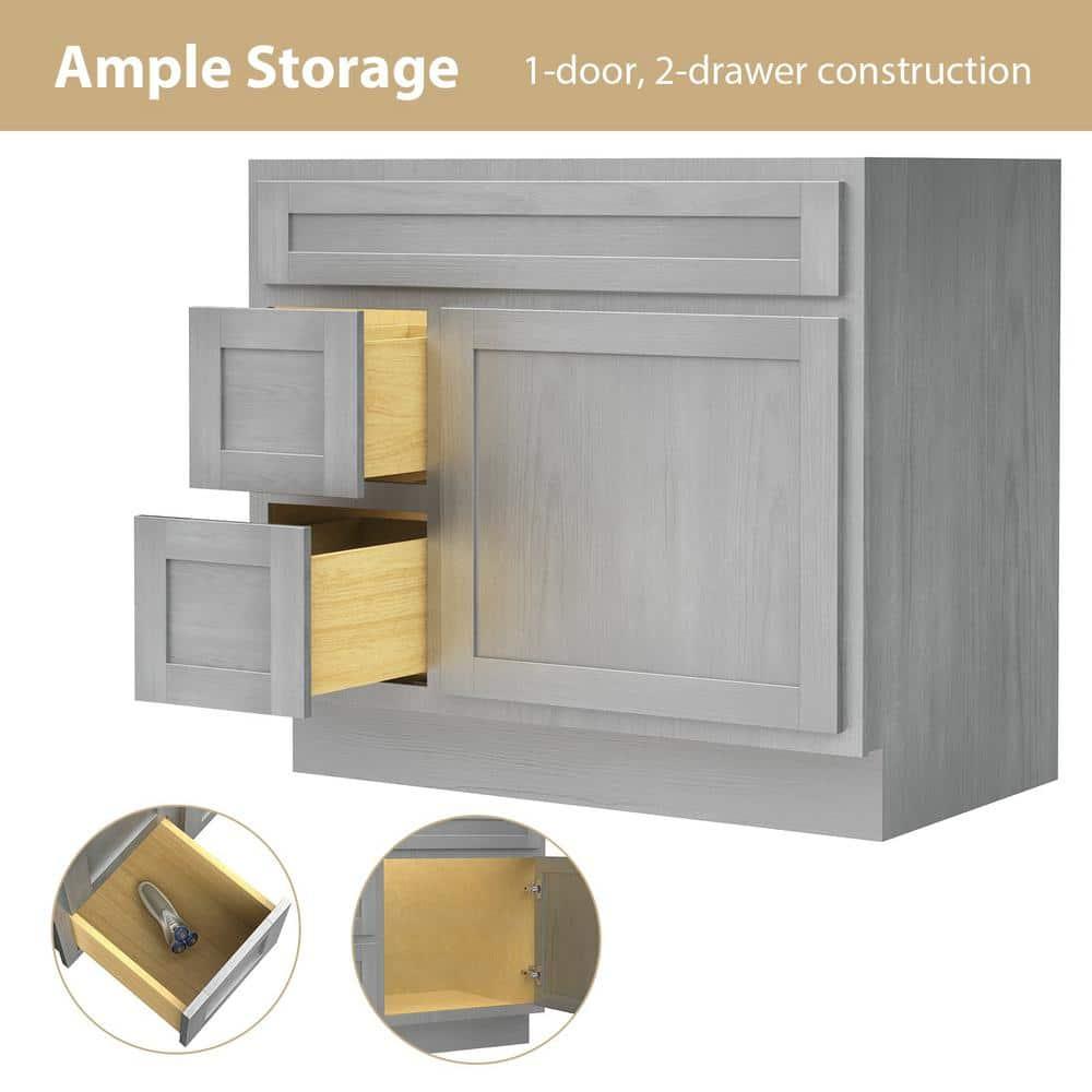 Hibbitts 36" Single Bathroom Vanity Base Only