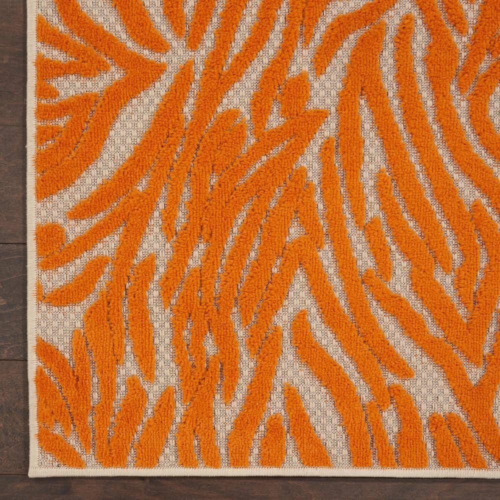 Nourison Aloha Vibrant Zebra Indoor/Outdoor Area Rug Orange 2'8" x 4'