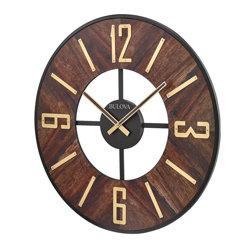 Bulova Wood Wall Clock